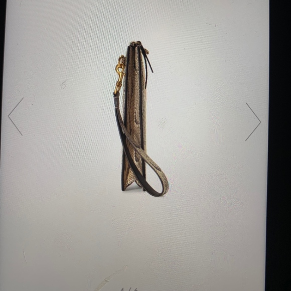 Gucci Python Men's bag / Wristlet with web NWT - Picture 4 of 6